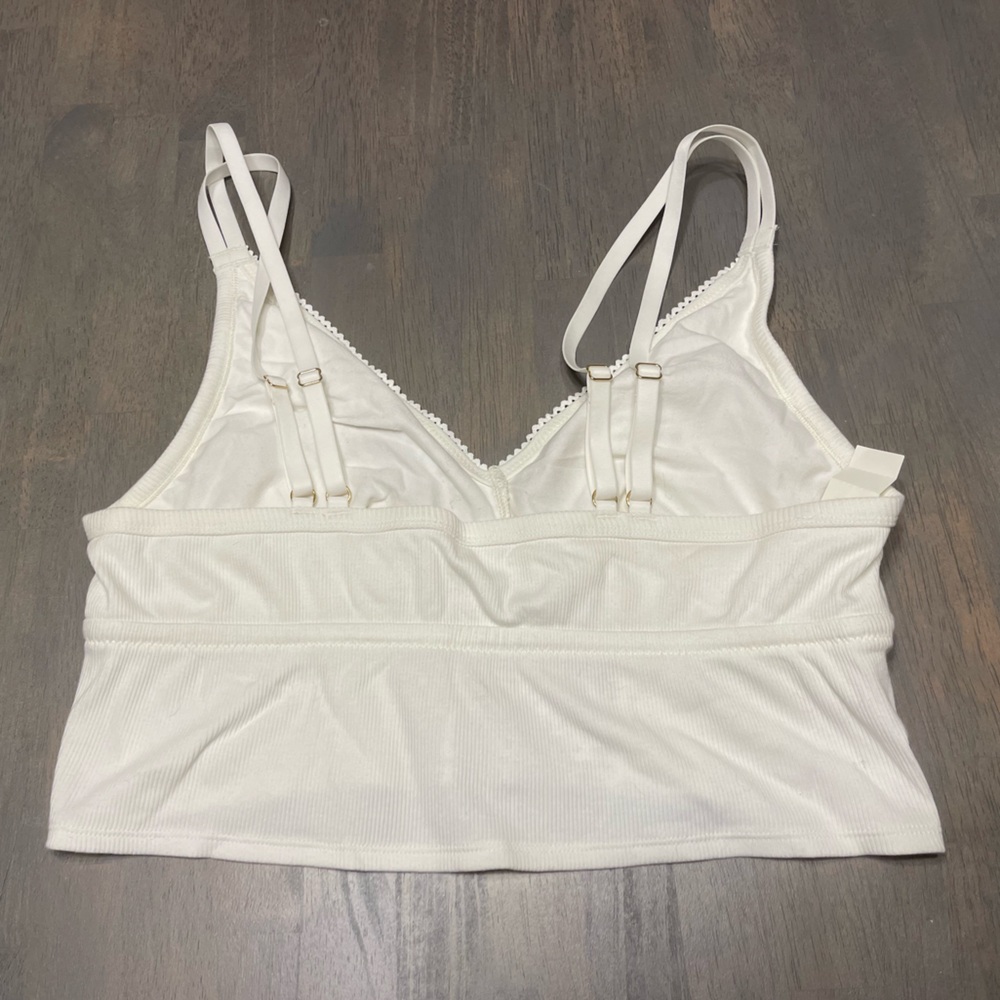 NEW! • AERIE • White Lace Bralette | White | XL - Picture 3 of 6